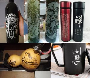 巢湖酒瓶葫芦工艺品激光雕刻机